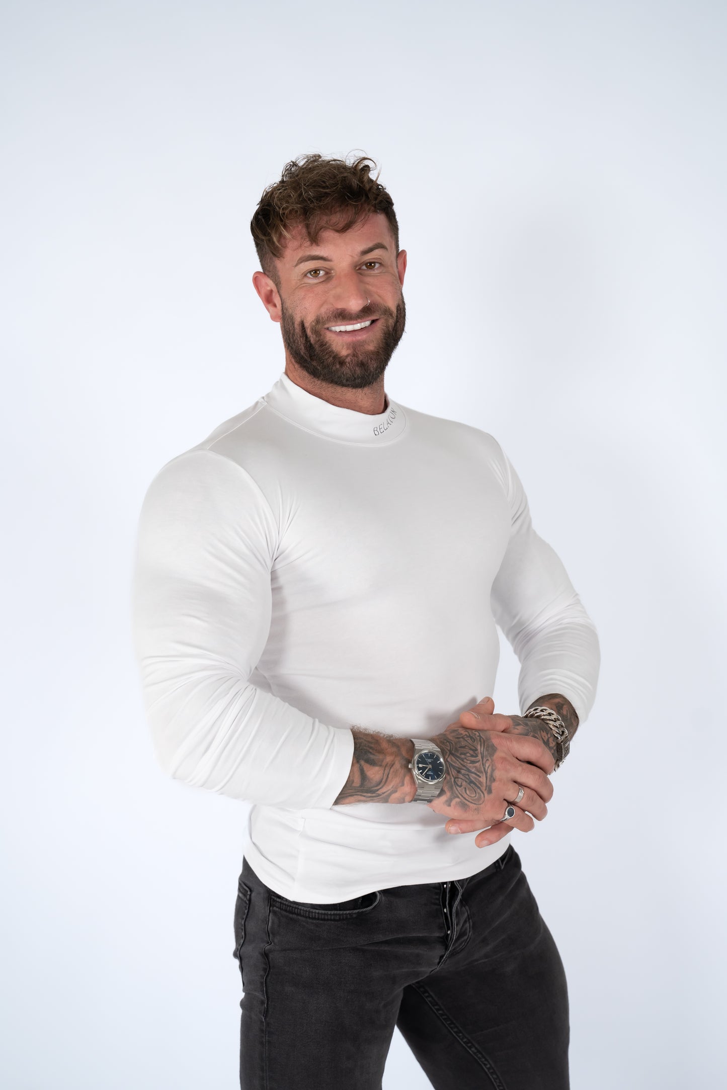 Belator T-shirt turtle neck Black