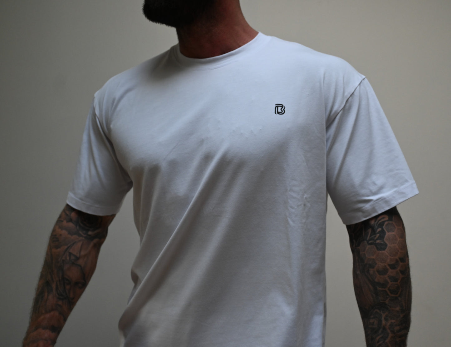 Belator white Oversized T-shirt