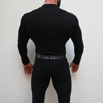 Belator T-shirt turtle neck Black