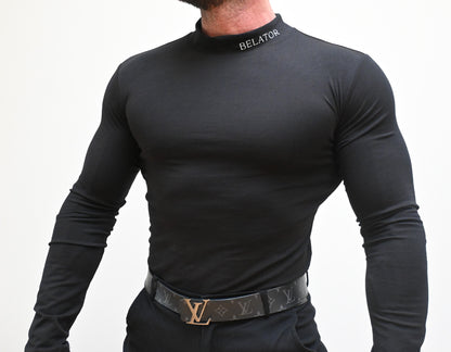 Belator T-shirt turtle neck Black